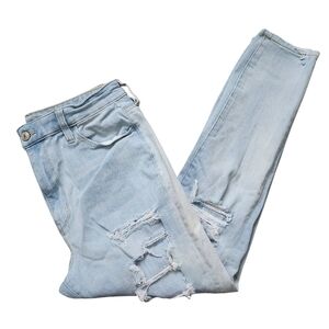 American Eagle Super Hi-Rise Jegging Crop  360 Next Level Stretch Size 12